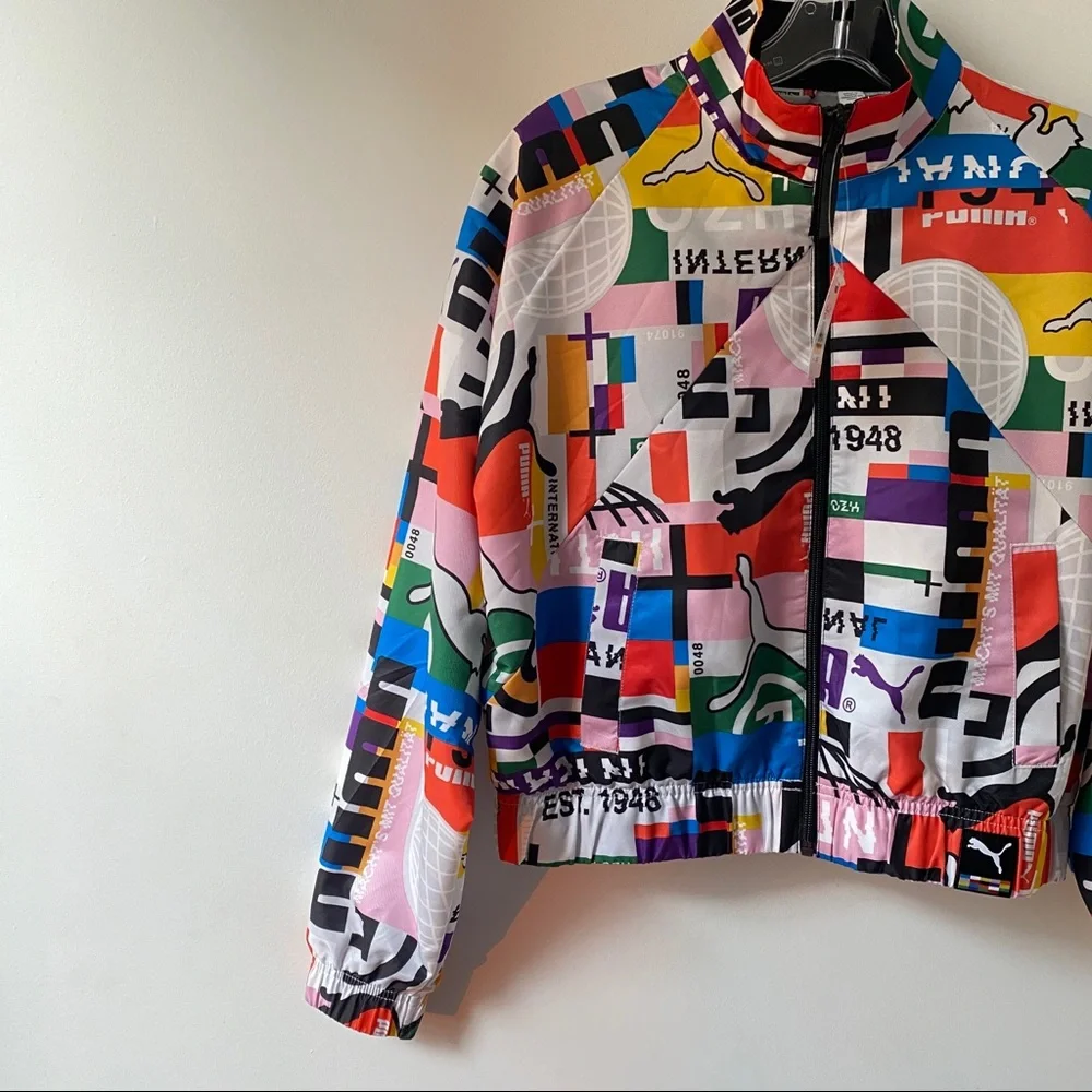 PUMA Cropped Woven Track Jacket - Picture 4 of 4